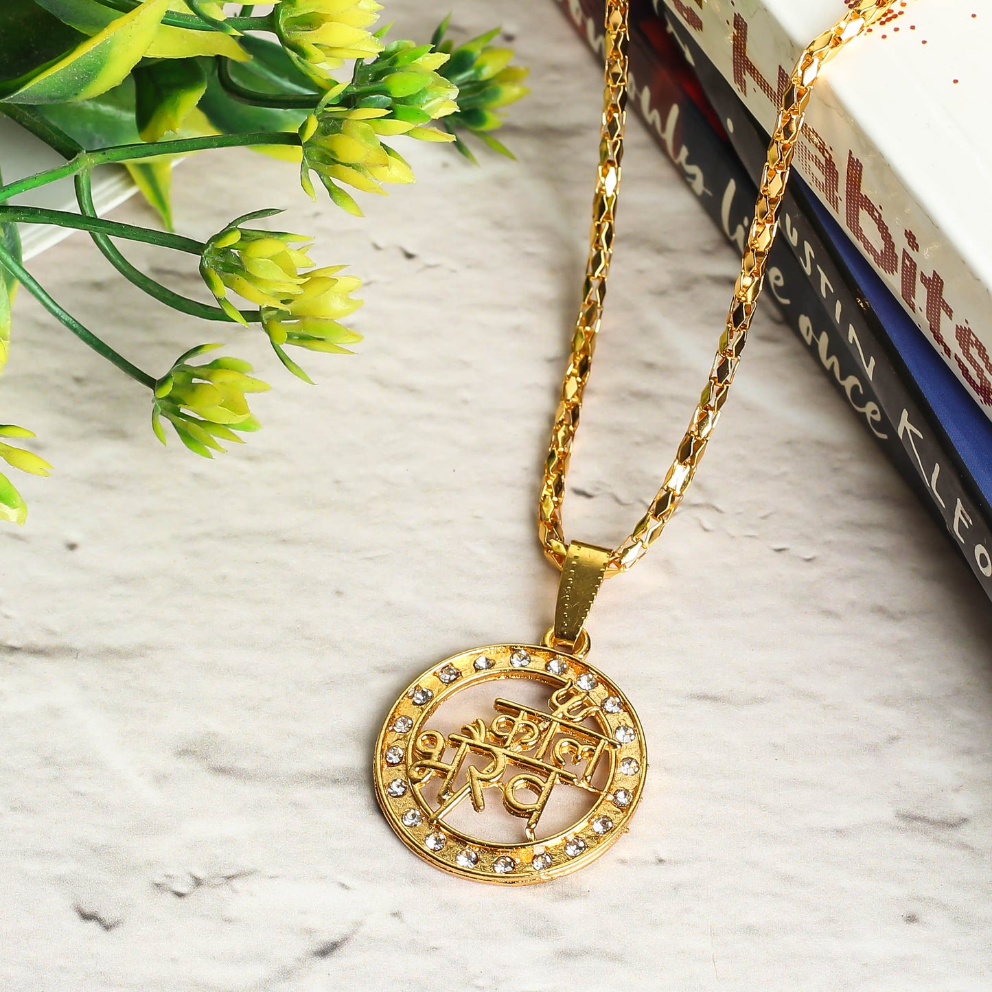 Kaal Bhairav Gold plated Locket and Chain set